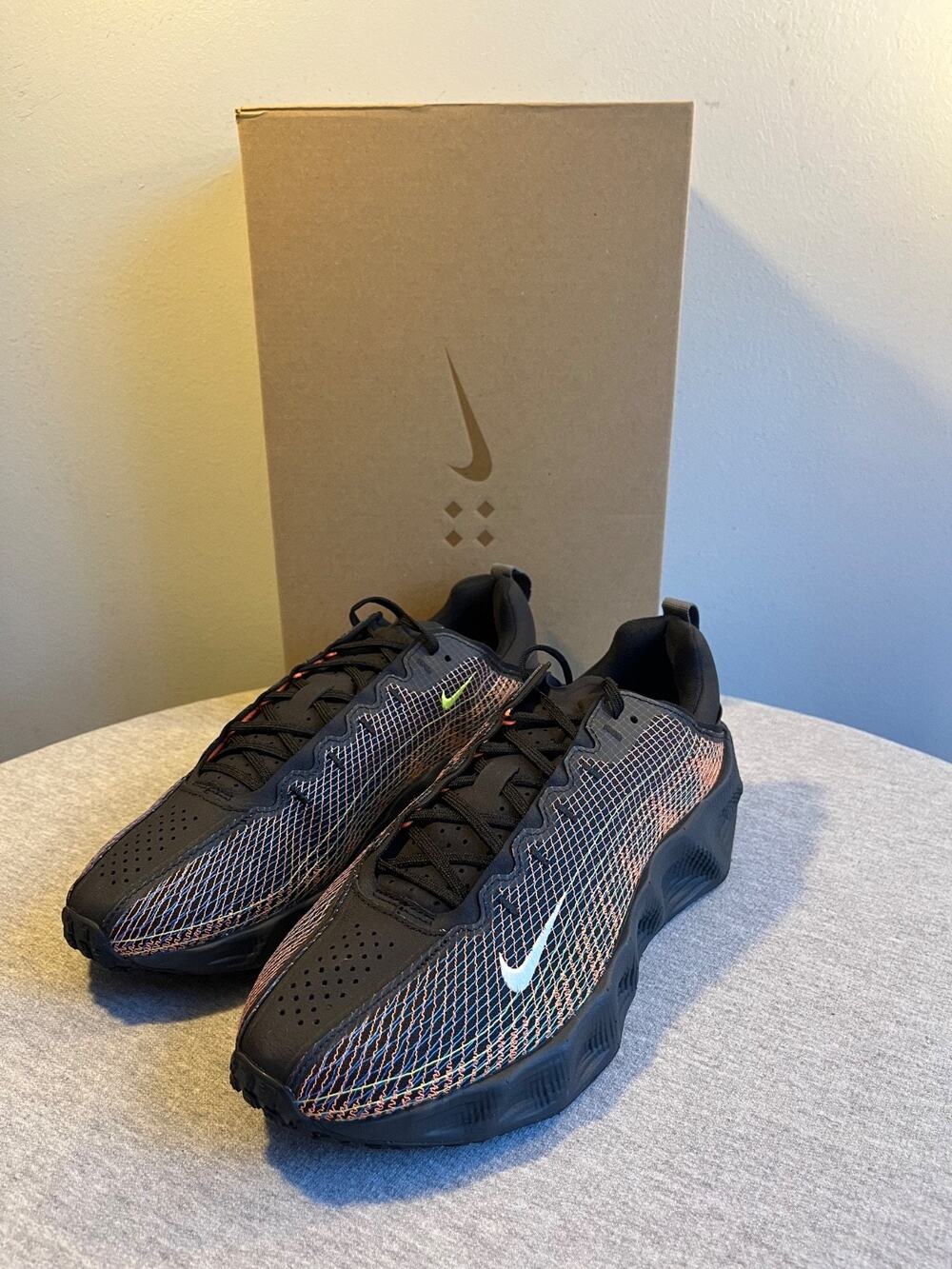 Nike Ava Rover Premium Black Grey Lava Glow Men's Shoe Size 10.5 IH8110-001